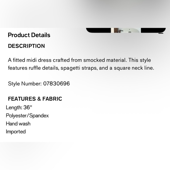 Express Red Ruffle Midi Dress - Picture 6 of 6